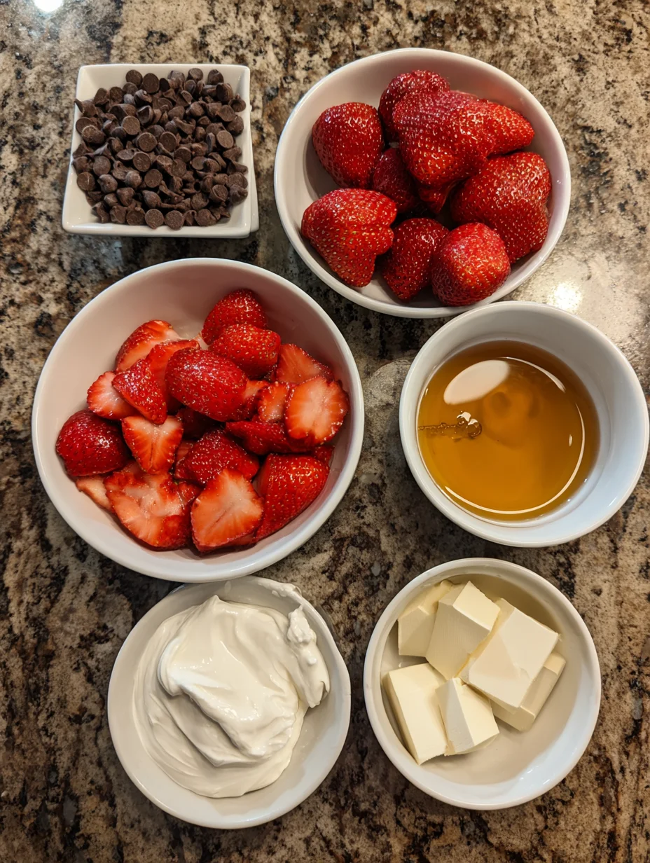Chocolate Strawberry Yogurt Clusters