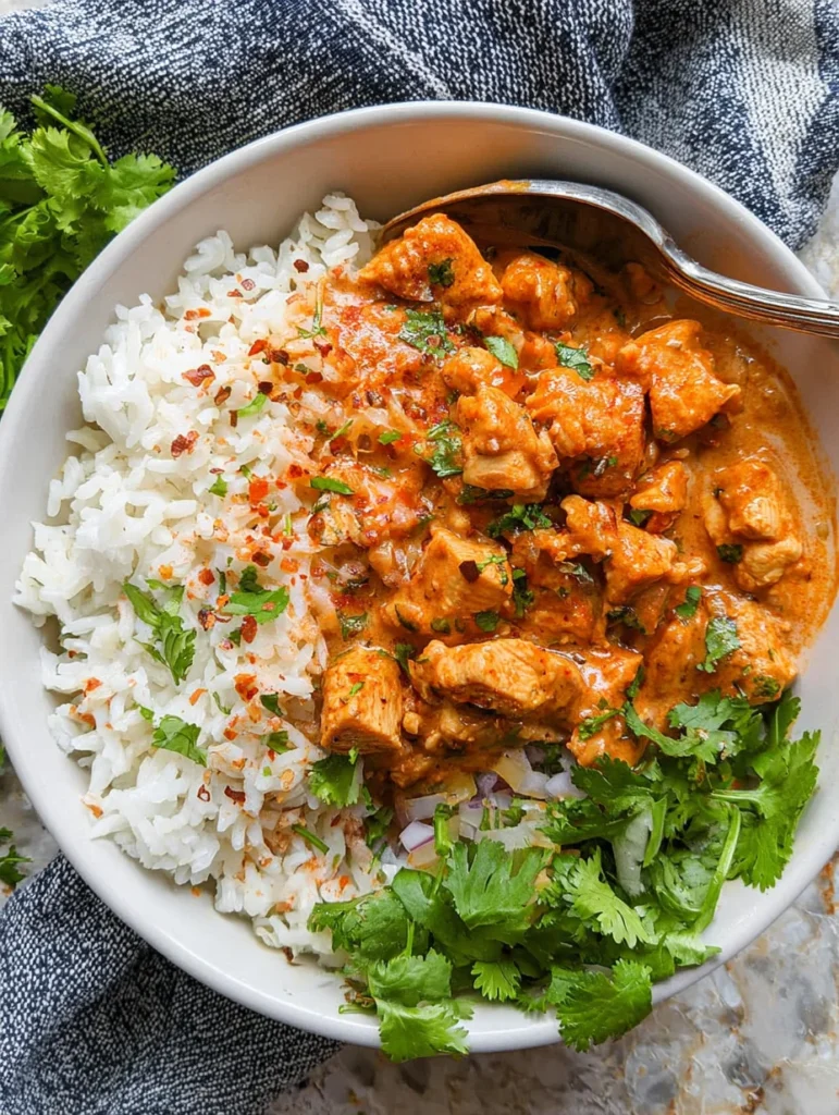 Coconut Chicken Rice Bowl