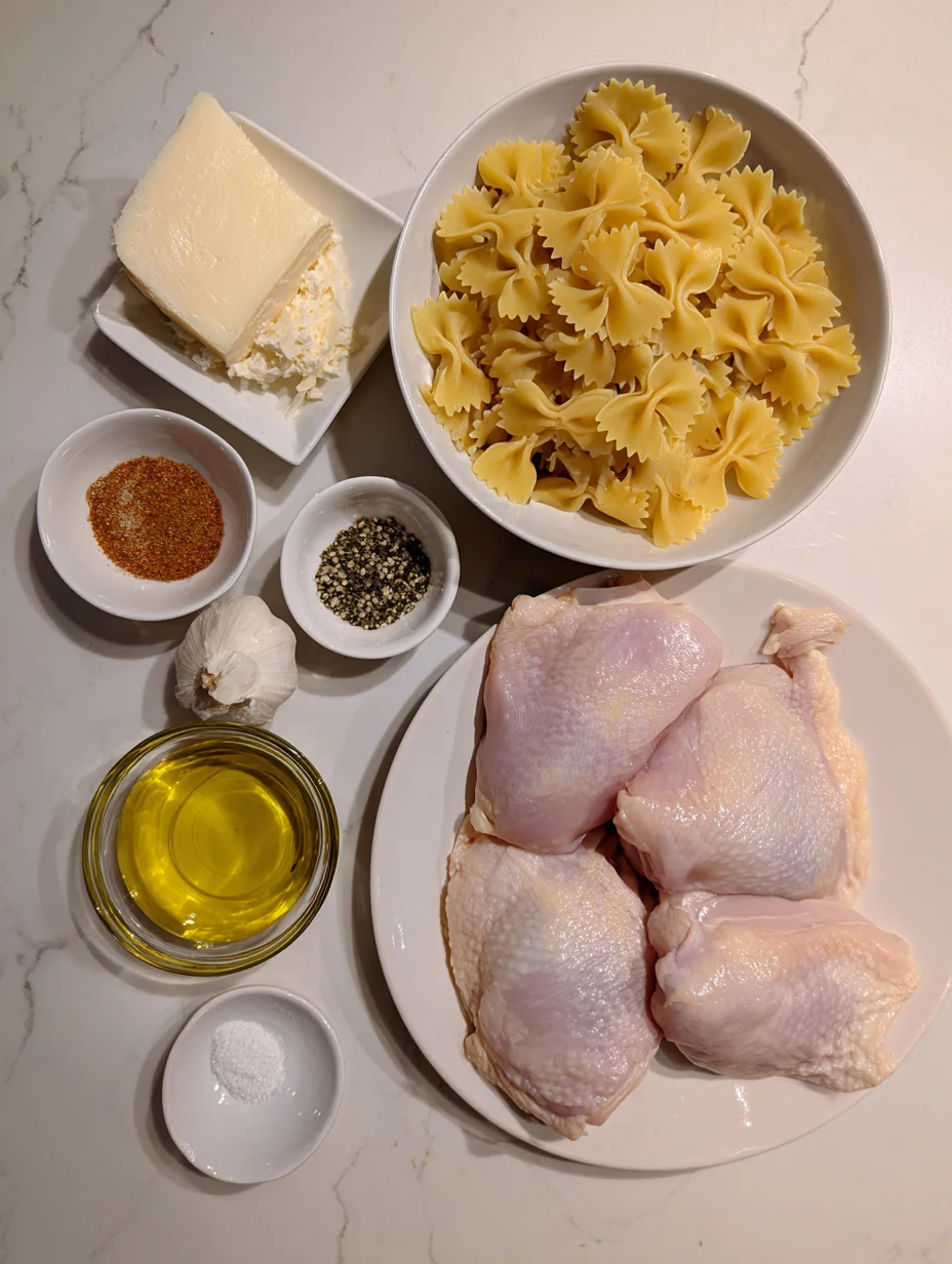 Creamy Chicken and Corn Pasta with Bacon