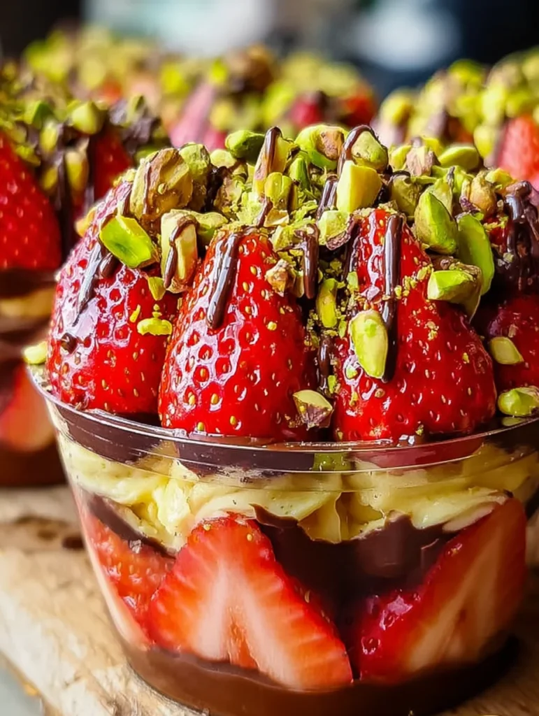 The Best Dubai Chocolate Strawberries (Viral Recipe)