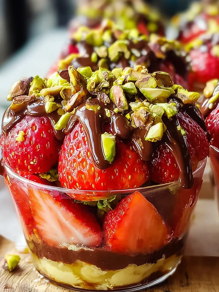 Dubai Chocolate Strawberries