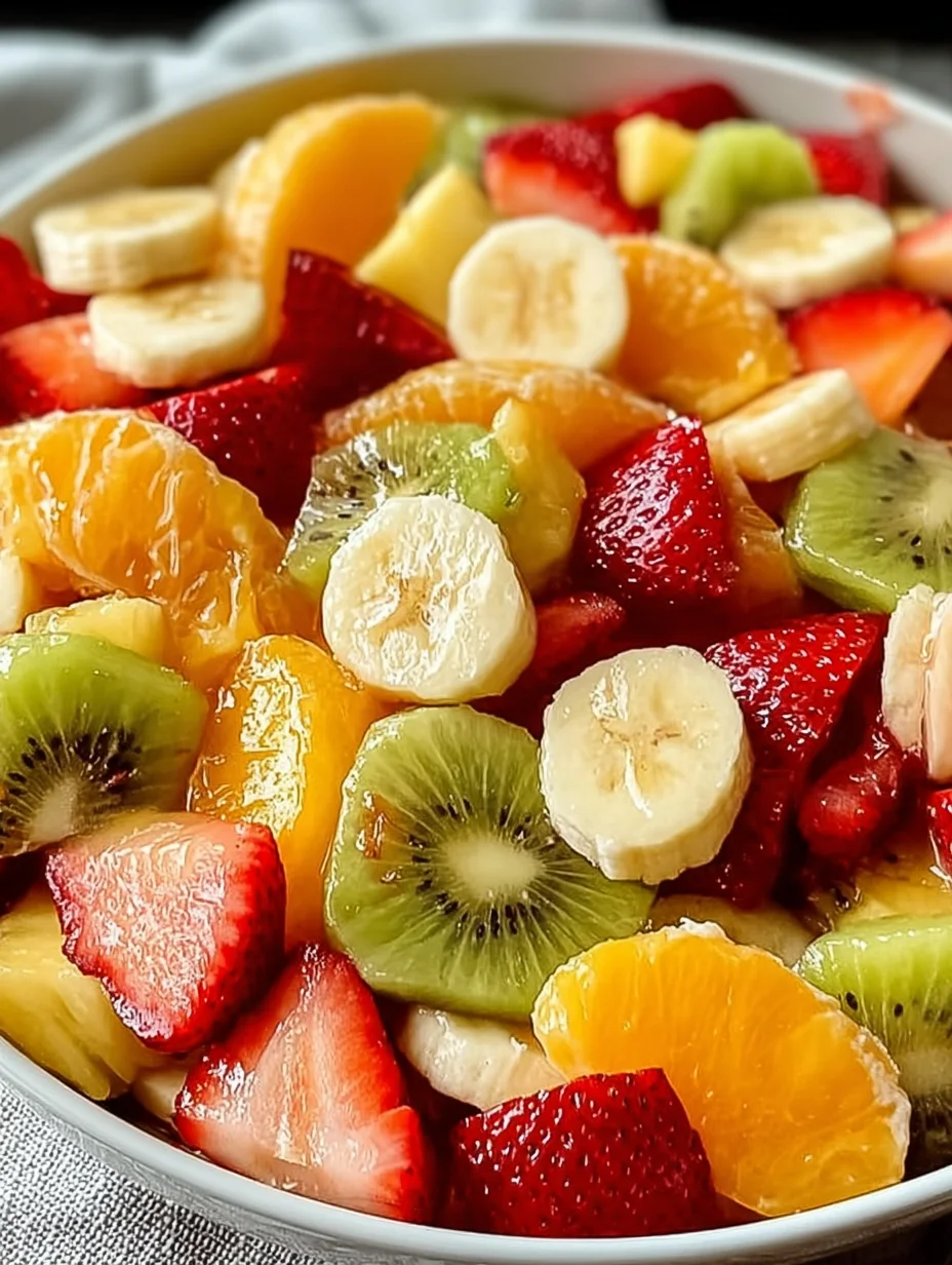 Easter Fruit Salad with Peach Pie Filling