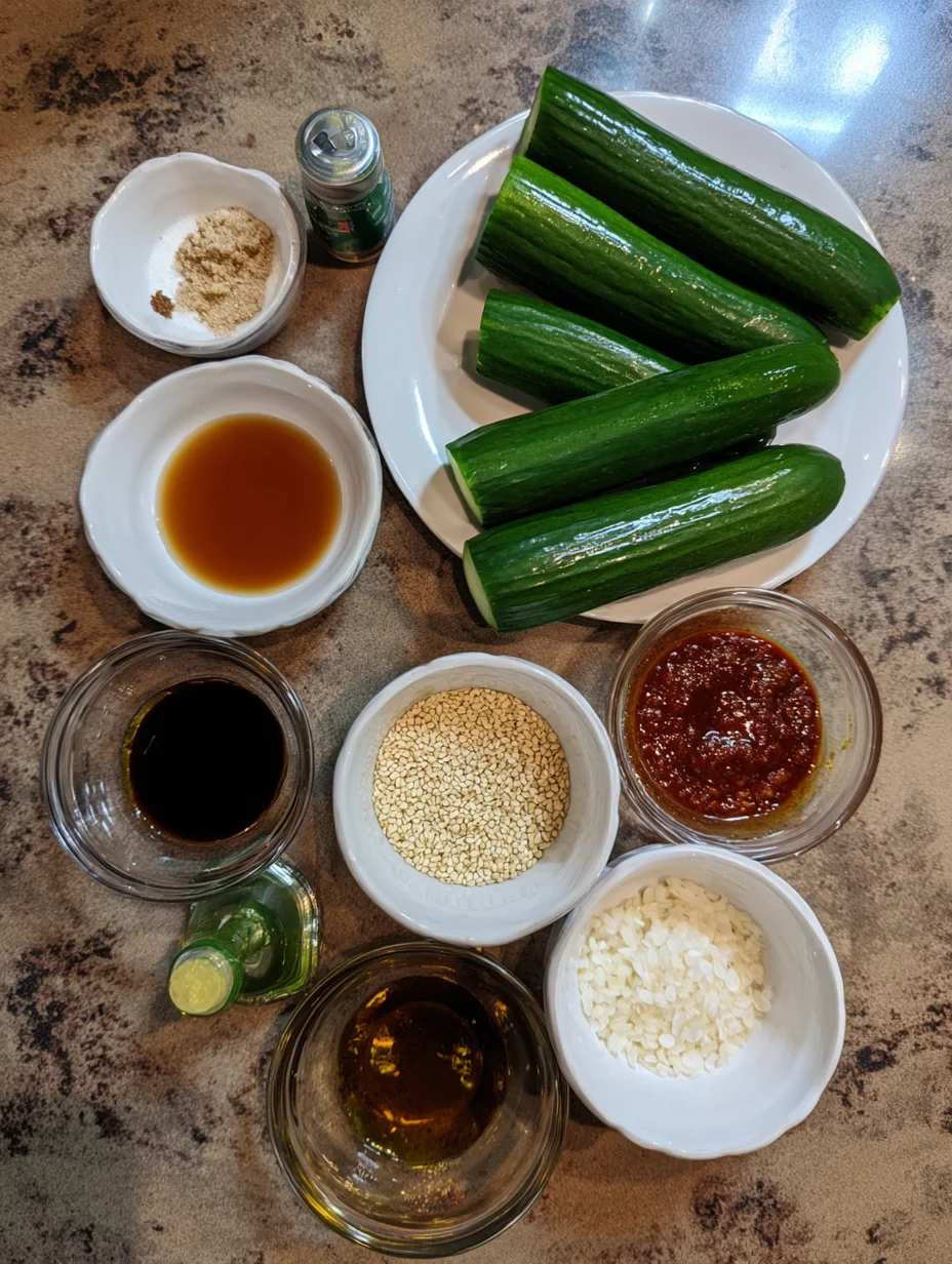 Easy Asian Cucumber Salad