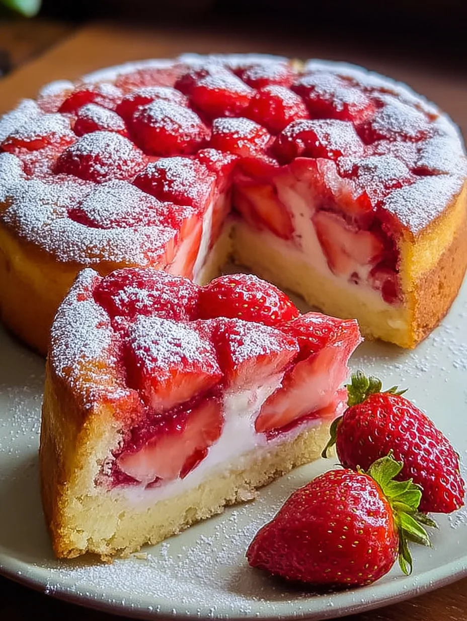 Easy Strawberry Cake