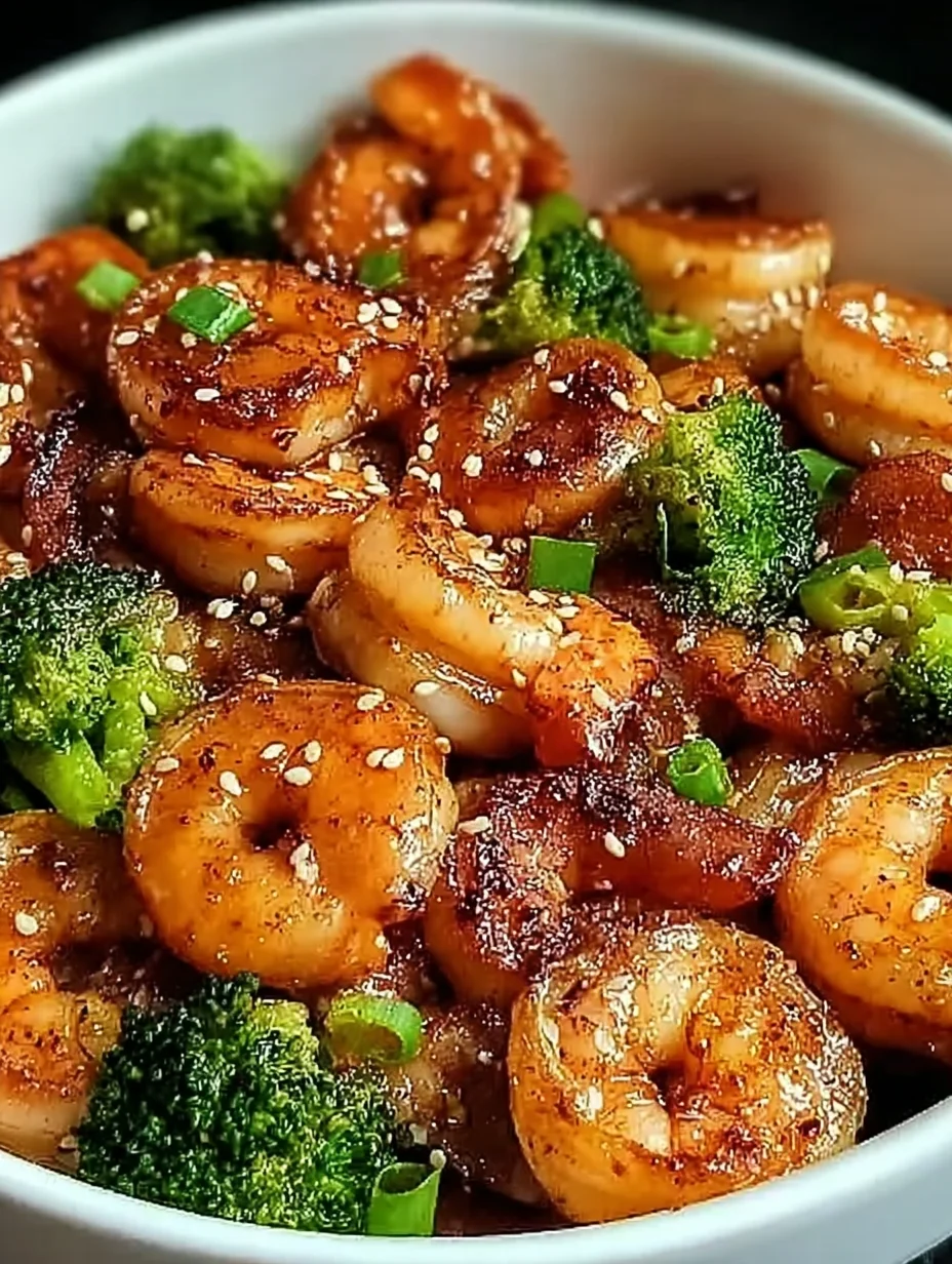 High-Protein Honey Garlic Shrimp