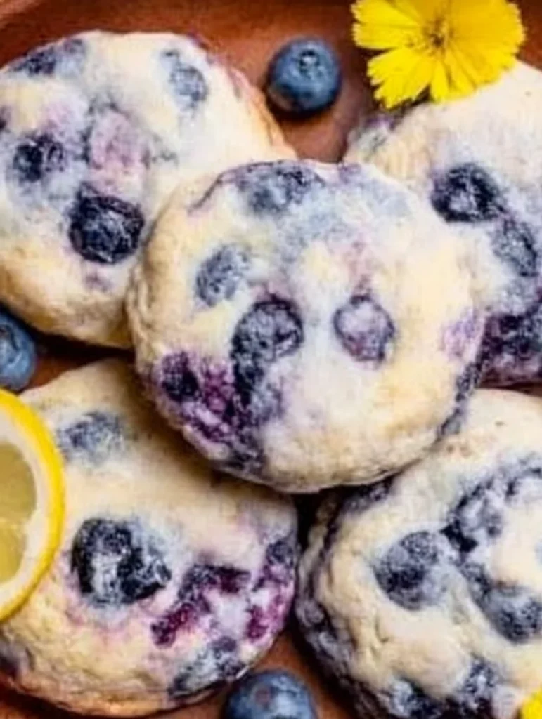Lemon Blueberry Cheesecake Cookies