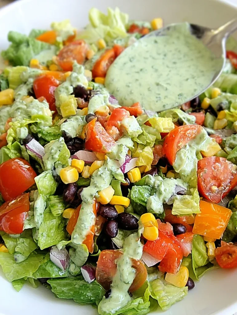 Southwestern Chopped Salad with Cilantro-Lime Dressing