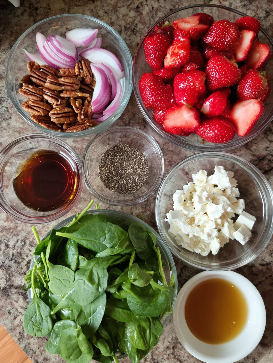 Spinach Strawberry Salad