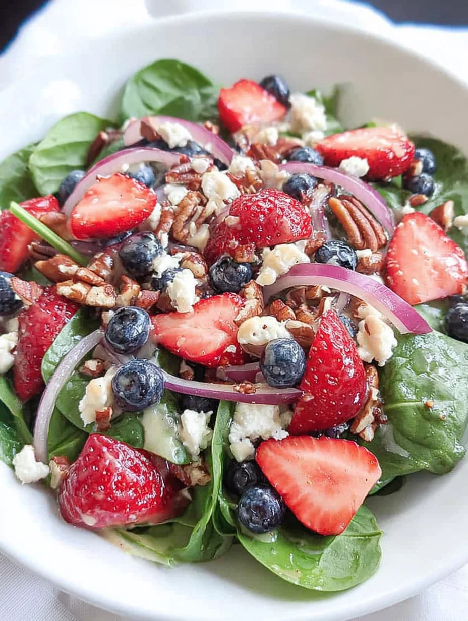 Spinach Strawberry Salad