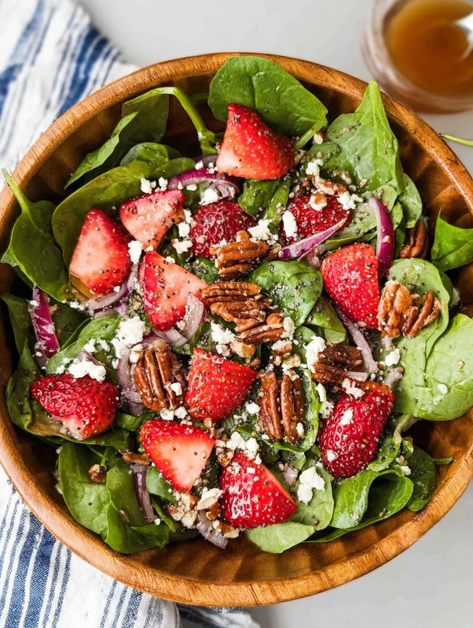 Spinach Strawberry Salad