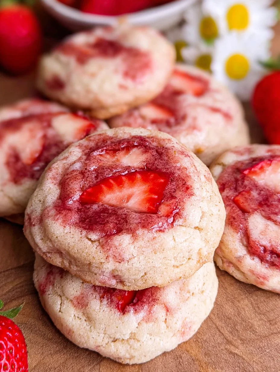 Strawberry Cheesecake Cookies