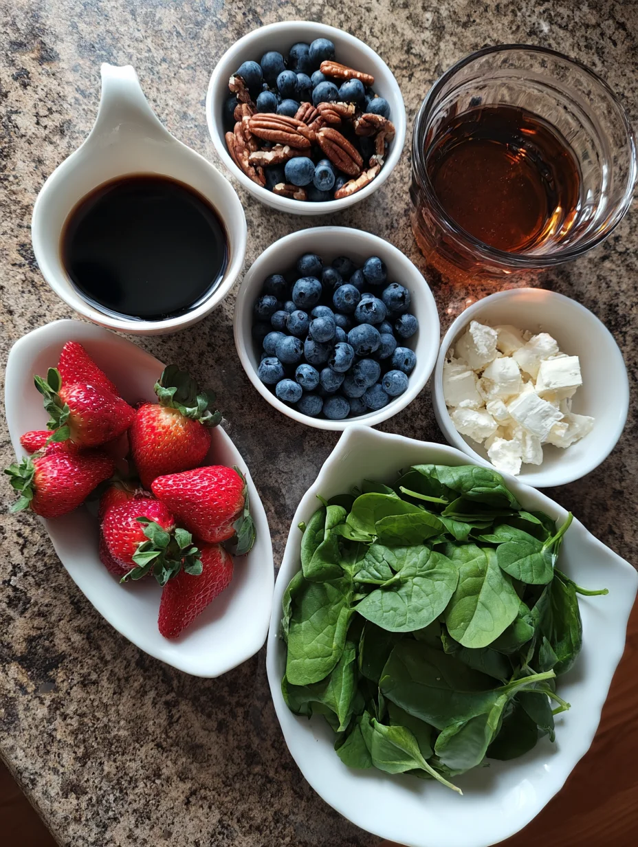 Strawberry Spinach Salad