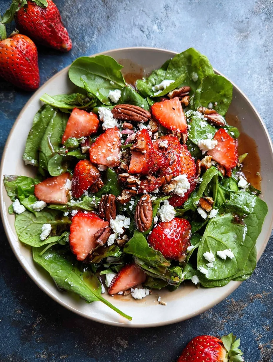 Strawberry Spinach Salad