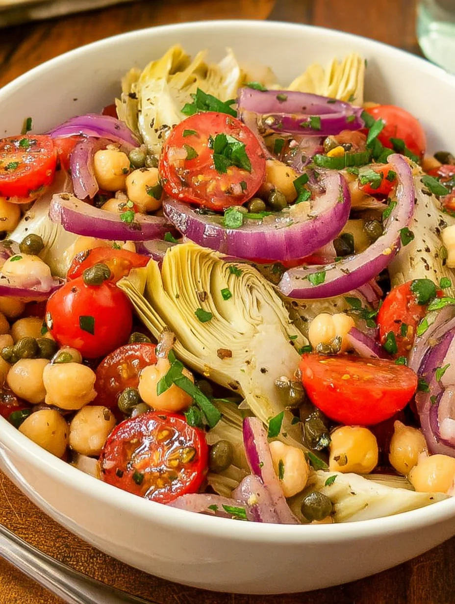 Tuscan Artichoke Tomato Salad