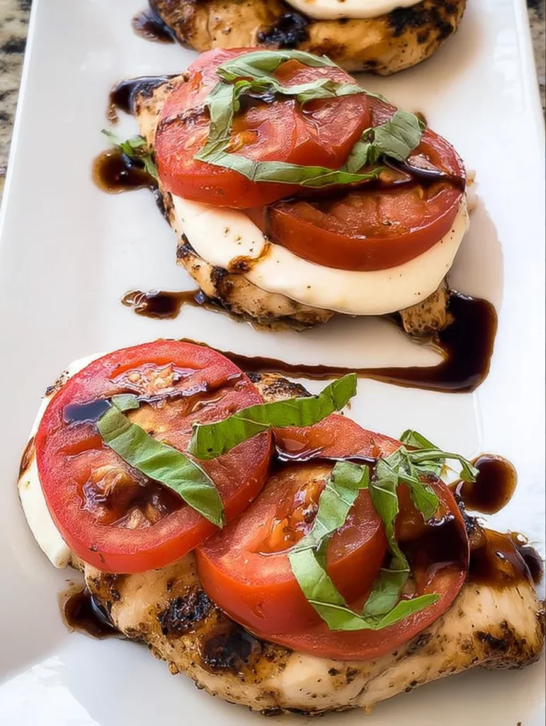 Grilled Chicken Caprese