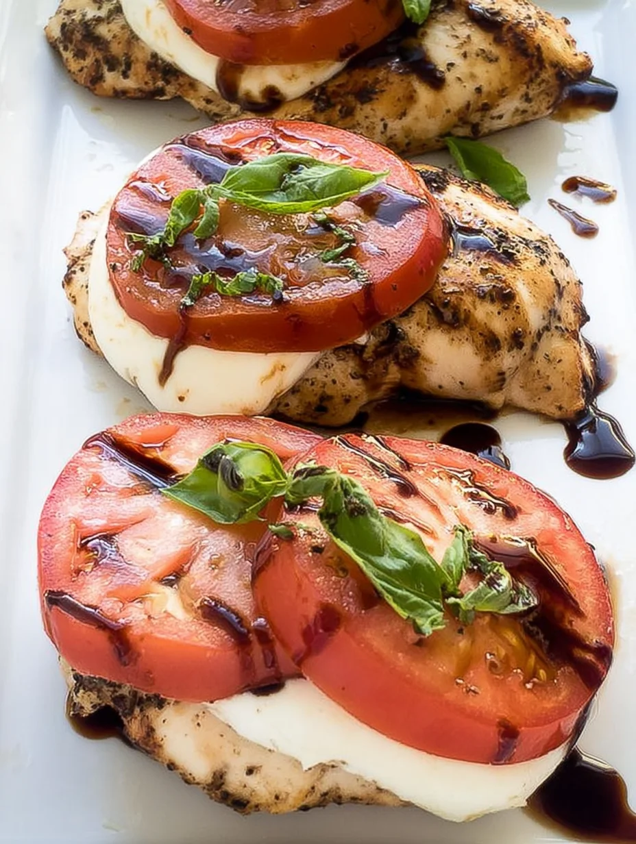 Grilled Chicken Caprese