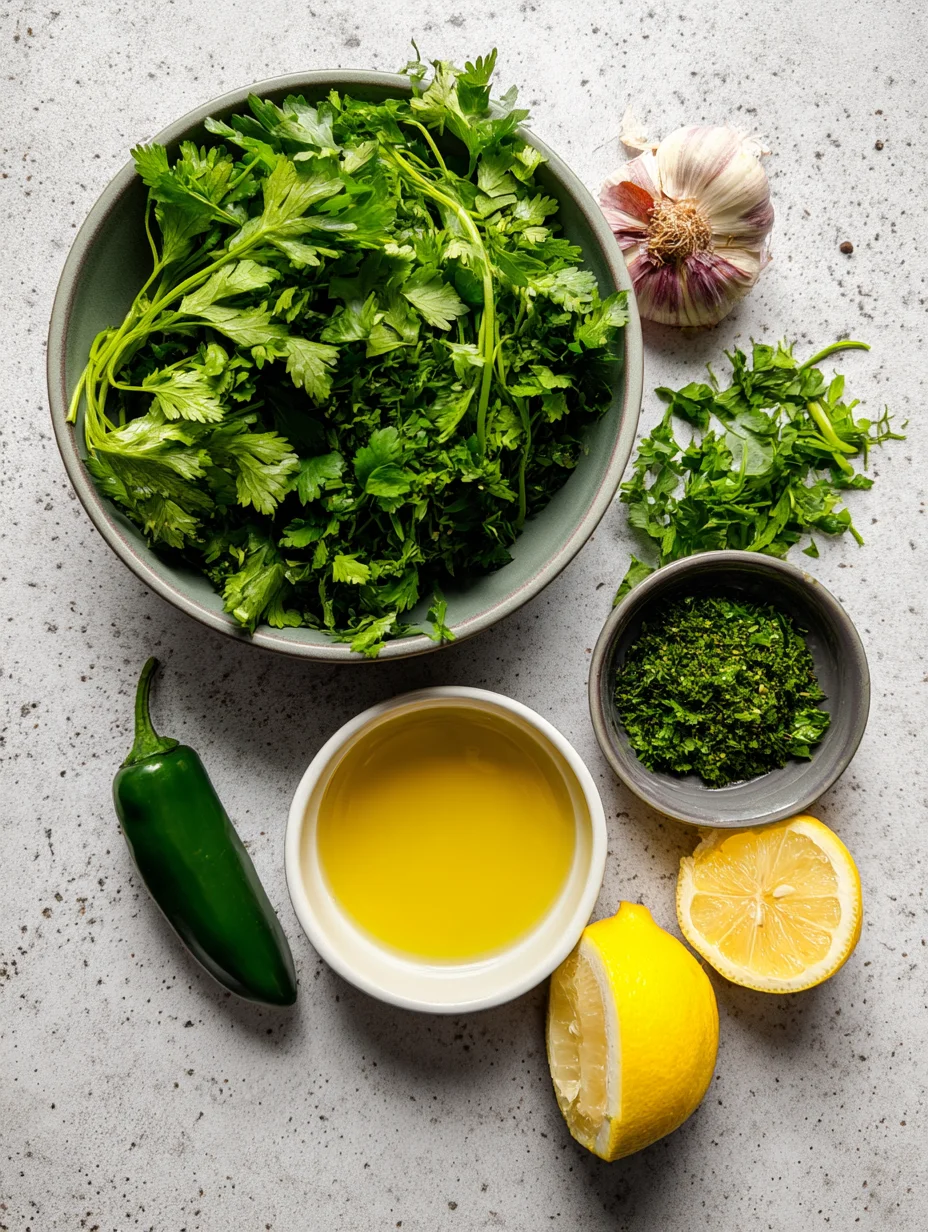 Grilled Chicken Thighs with Chimichurri