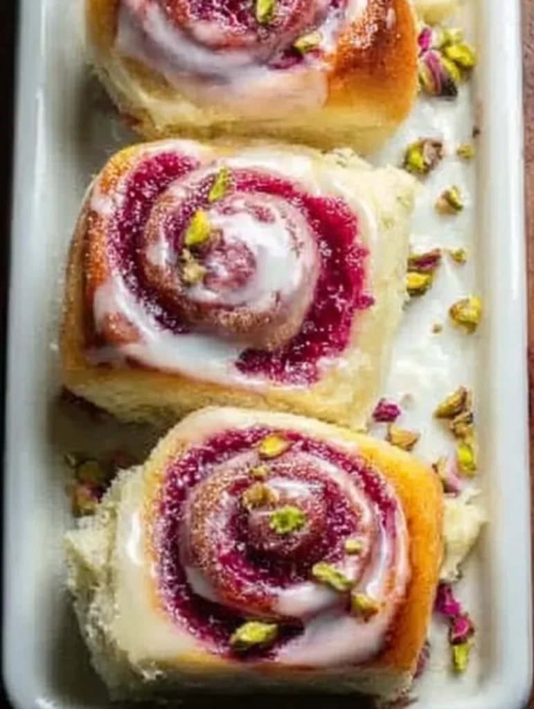 Edd Kimber’s Raspberry and Rose Cheesecake Buns for Blissful Mornings